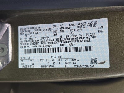 2013 Ford Escape FWD 4dr SEL