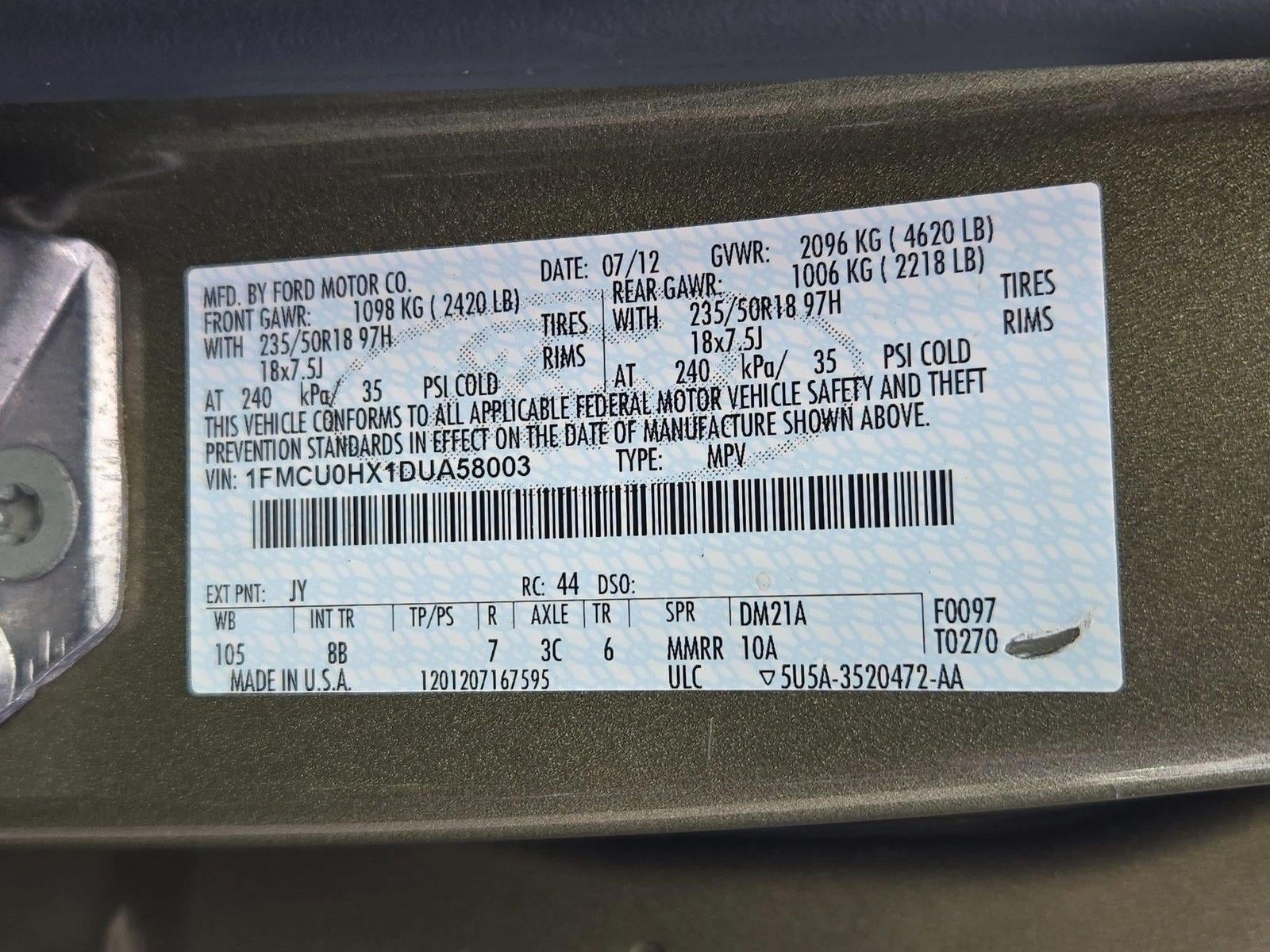 2013 Ford Escape FWD 4dr SEL