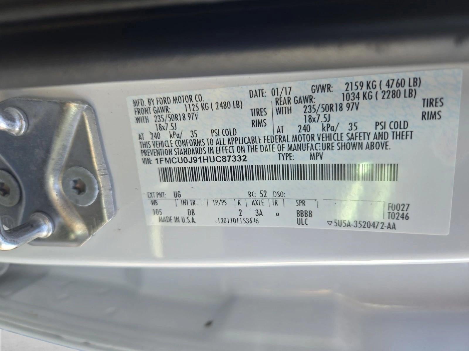 2017 Ford Escape Titanium FWD