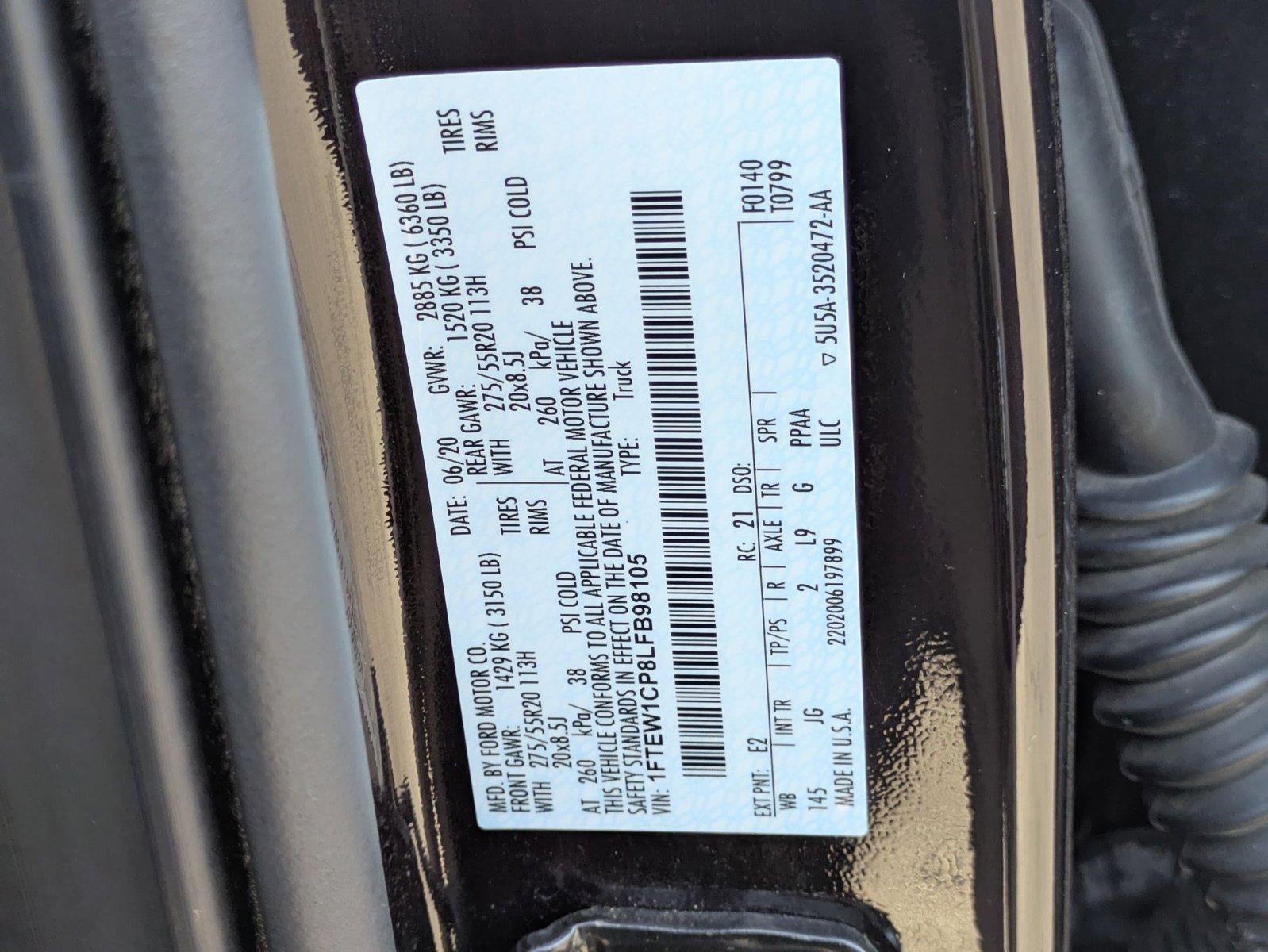 2020 Ford F-150 XL 2WD SuperCrew 5.5' Box