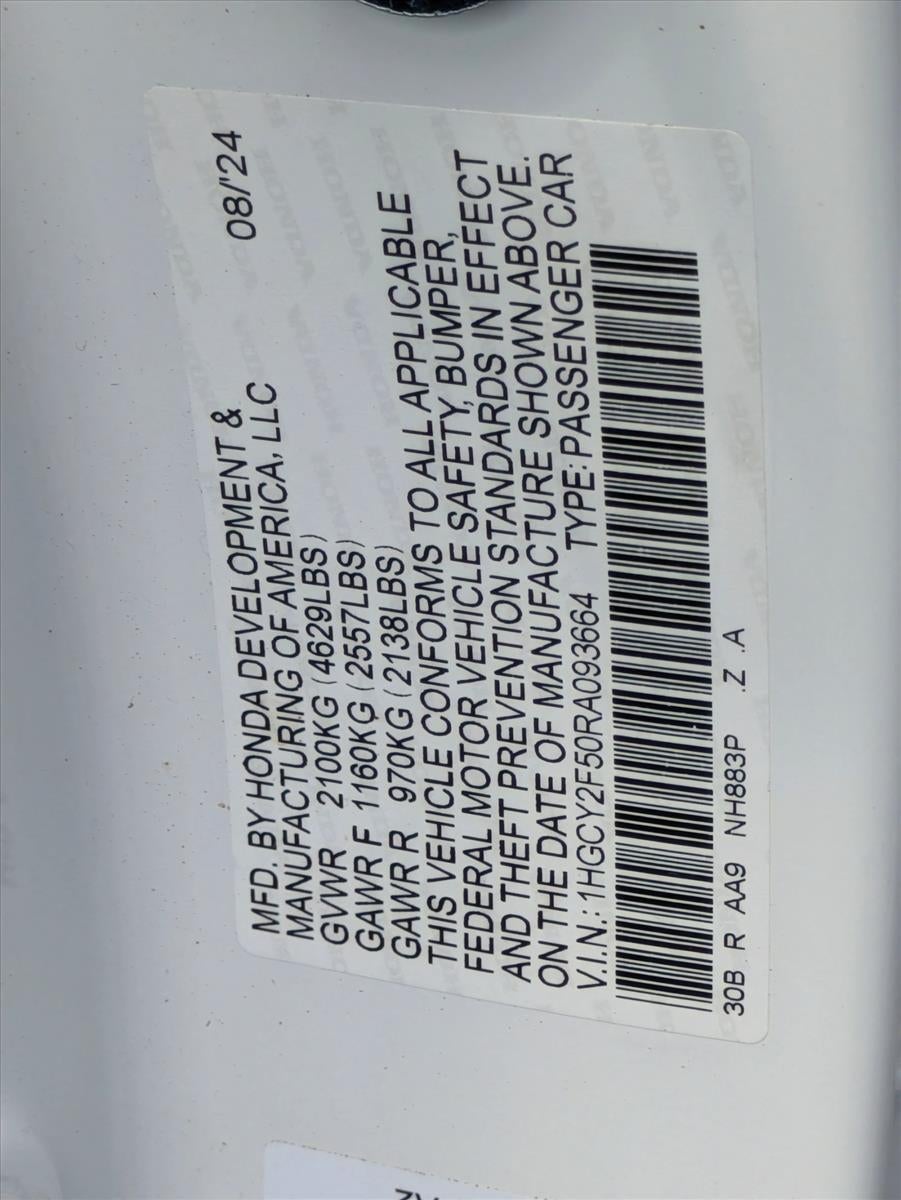 2024 Honda Accord Hybrid Sport Sedan