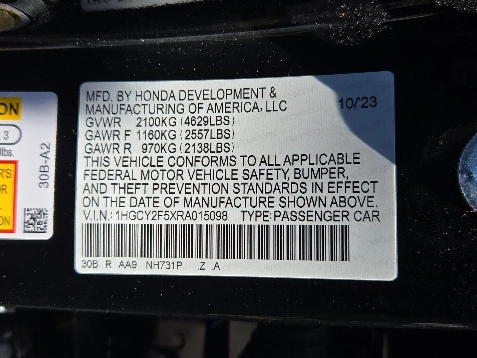 2024 Honda Accord Hybrid Sport Sedan
