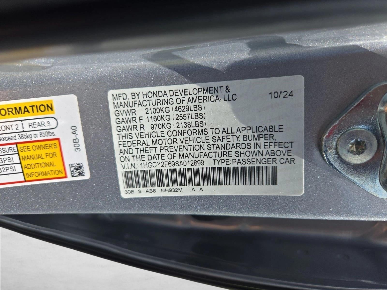2025 Honda Accord Hybrid EX-L Sedan