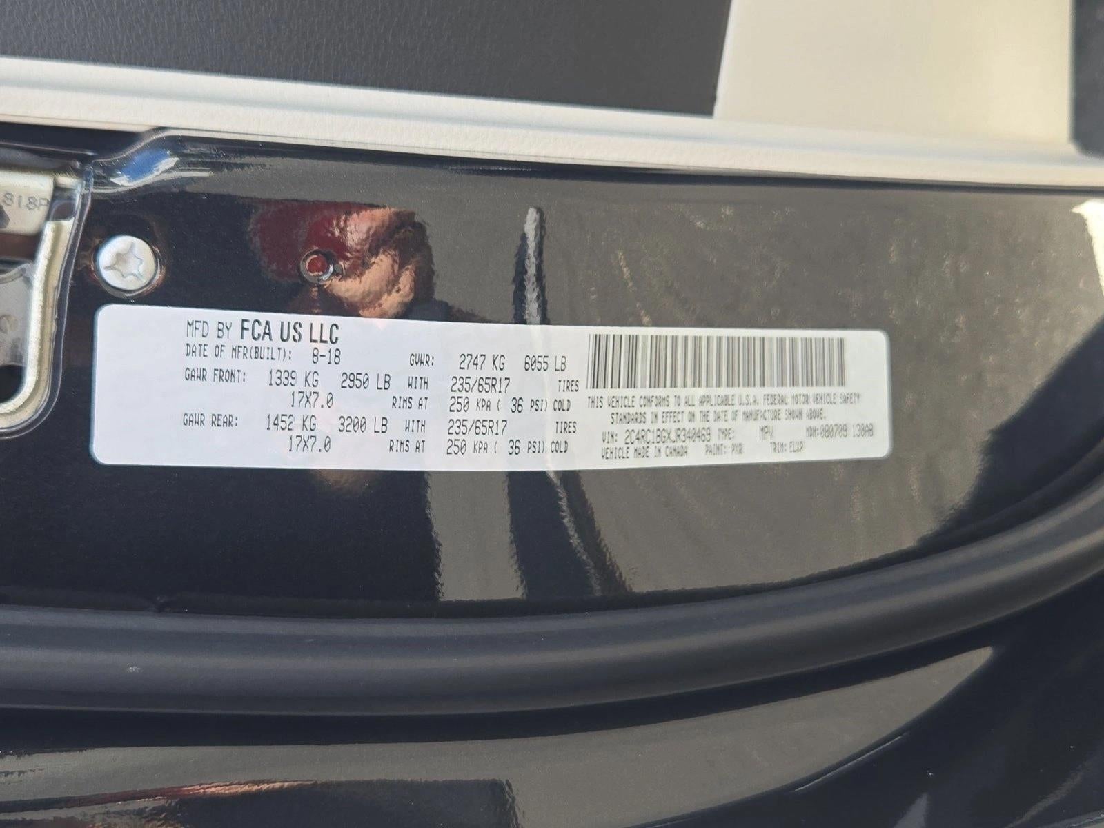 2018 Chrysler Pacifica Touring L FWD
