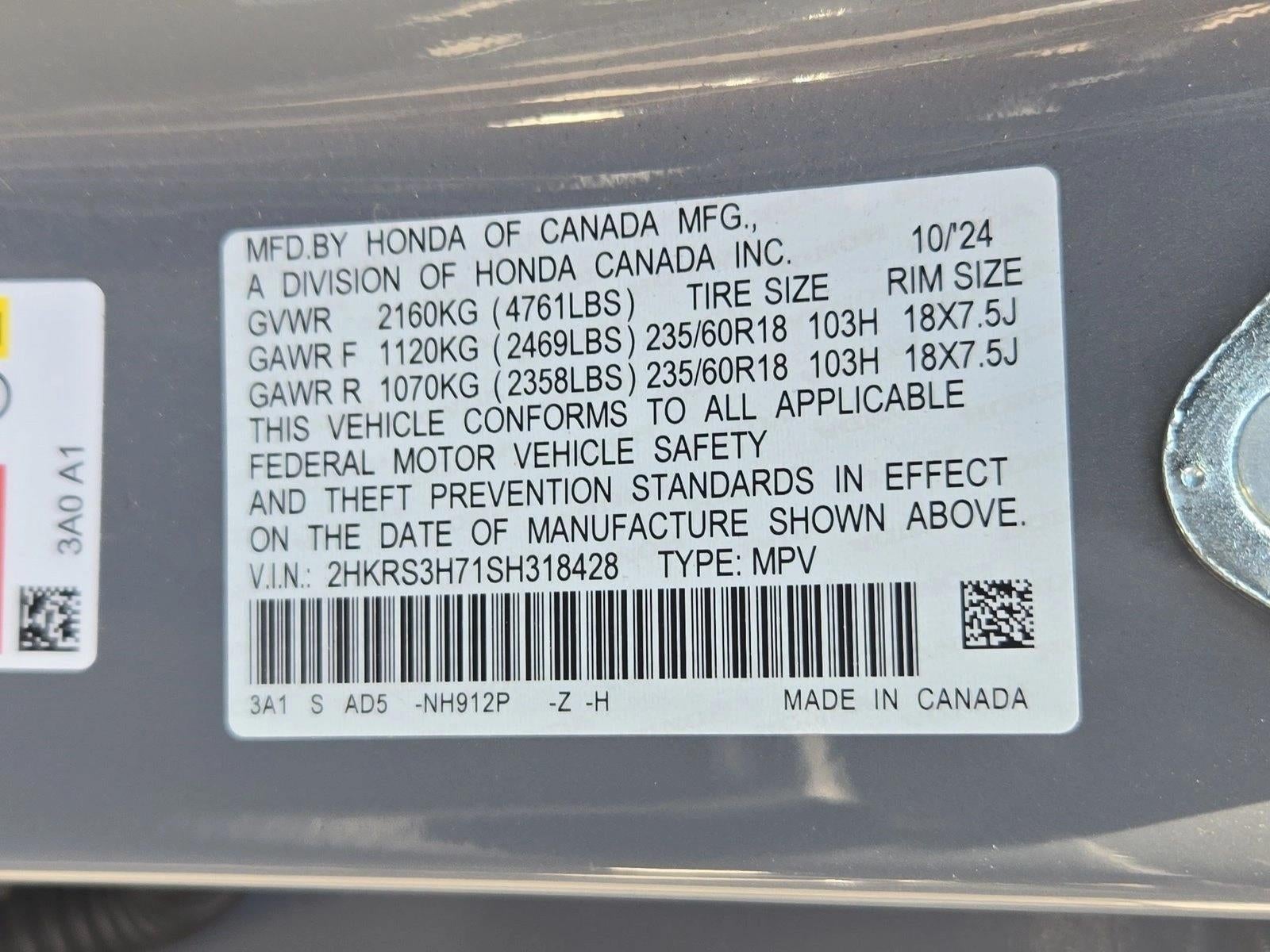 2025 Honda CR-V EX-L 2WD
