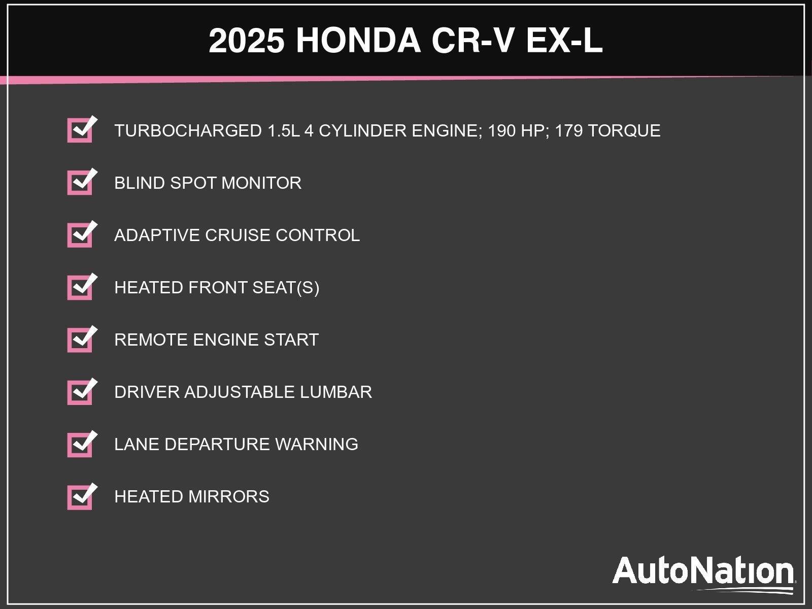 2025 Honda CR-V EX-L 2WD