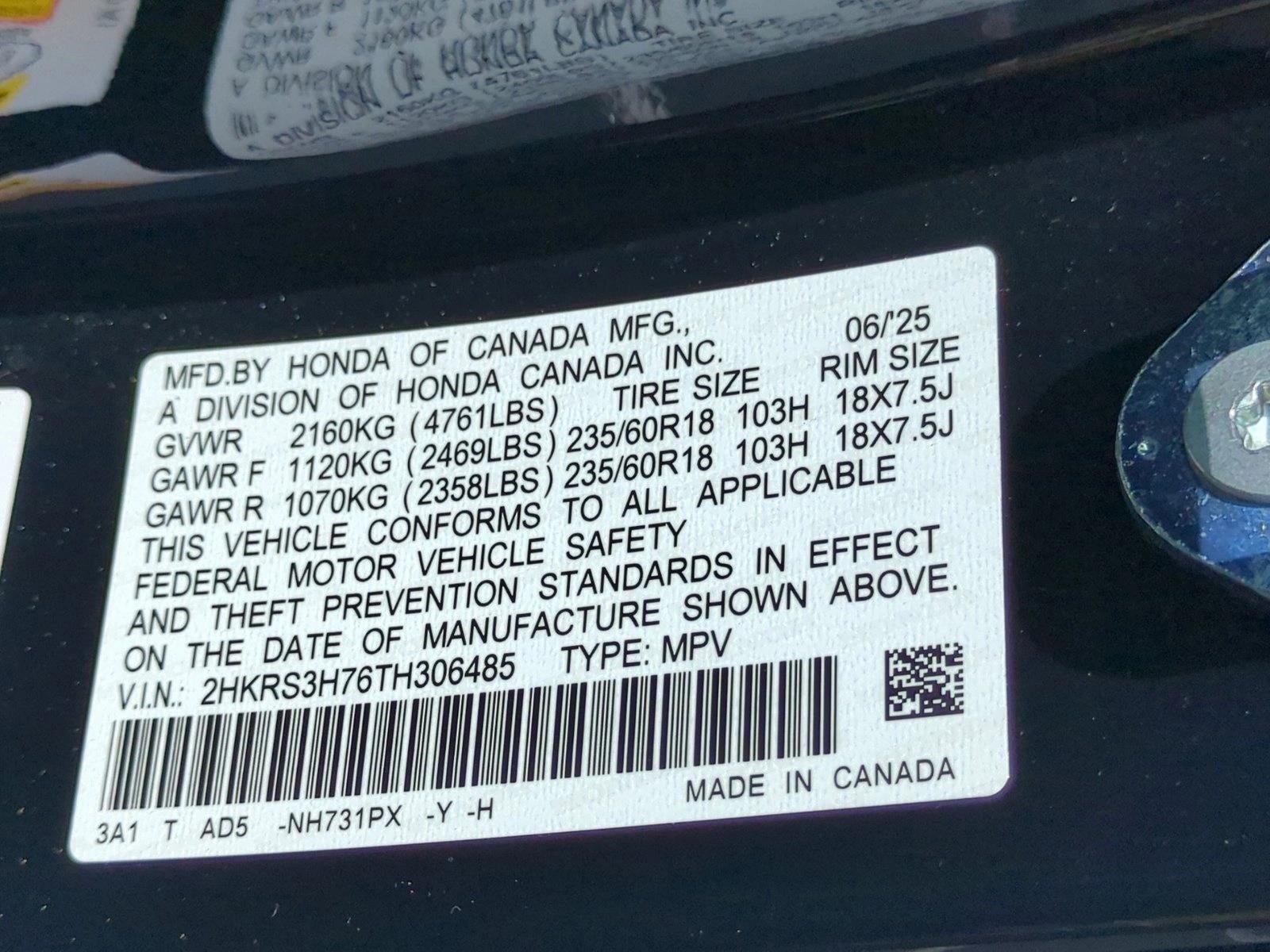 2026 Honda CR-V EX-L 2WD