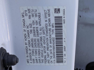 2019 Honda CR-V Touring 2WD