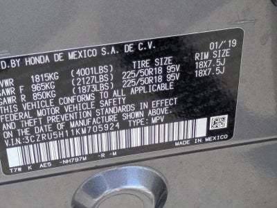 2019 Honda HR-V Sport 2WD CVT