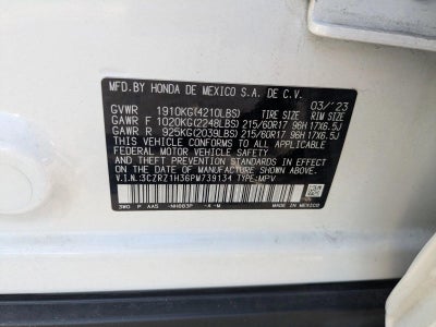 2023 Honda HR-V LX 2WD CVT
