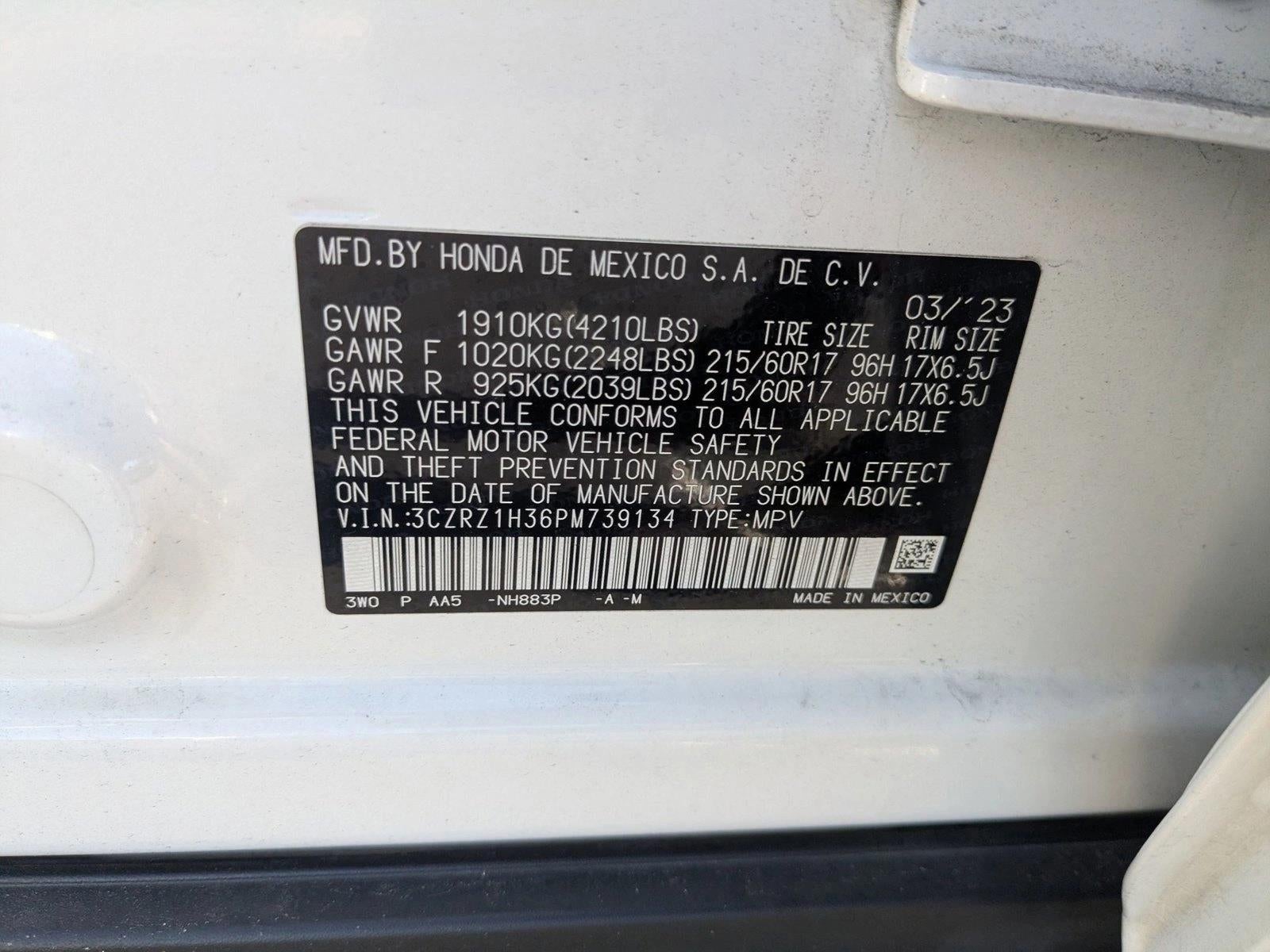 2023 Honda HR-V LX 2WD CVT