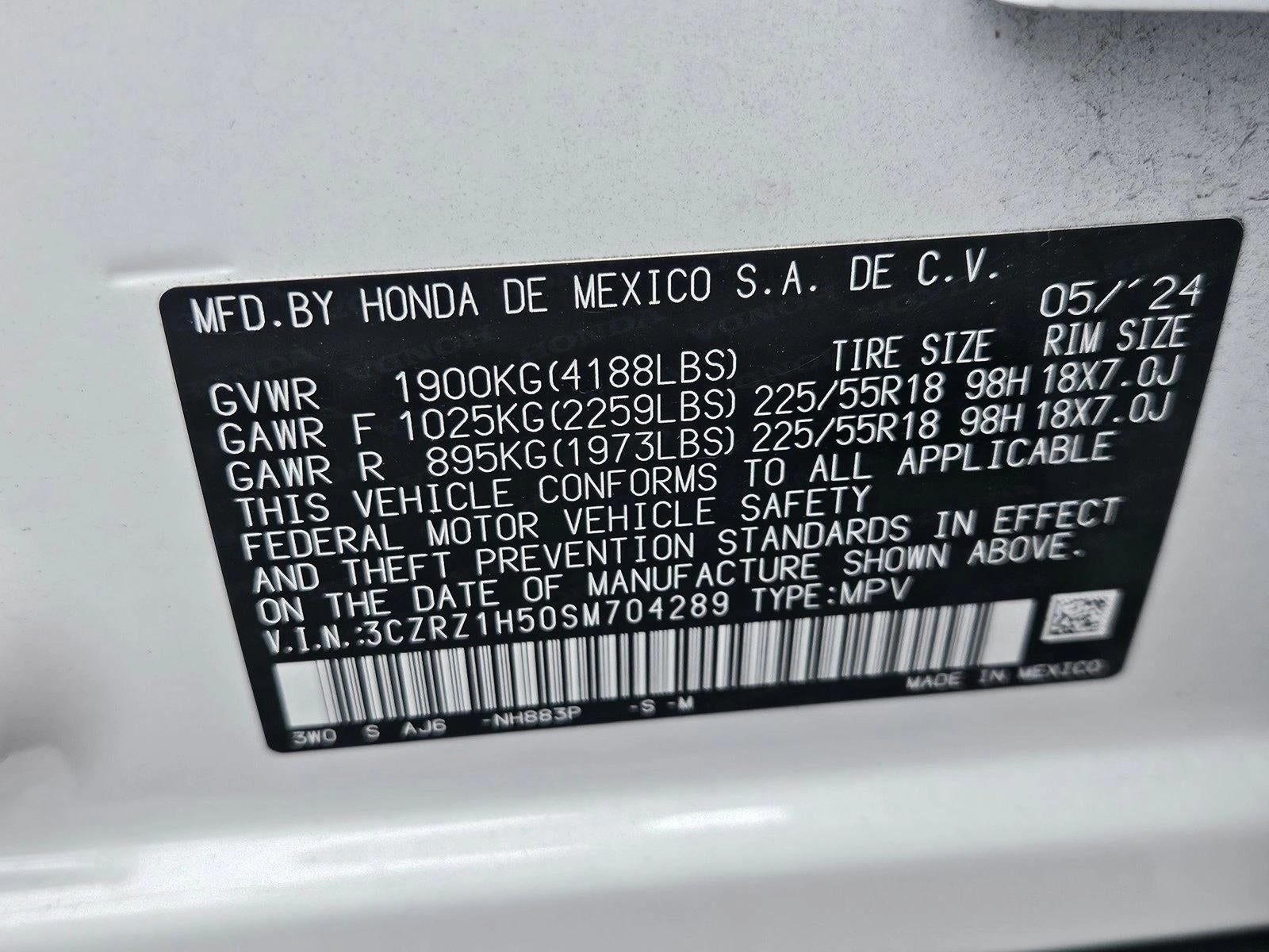 2025 Honda HR-V Sport 2WD CVT