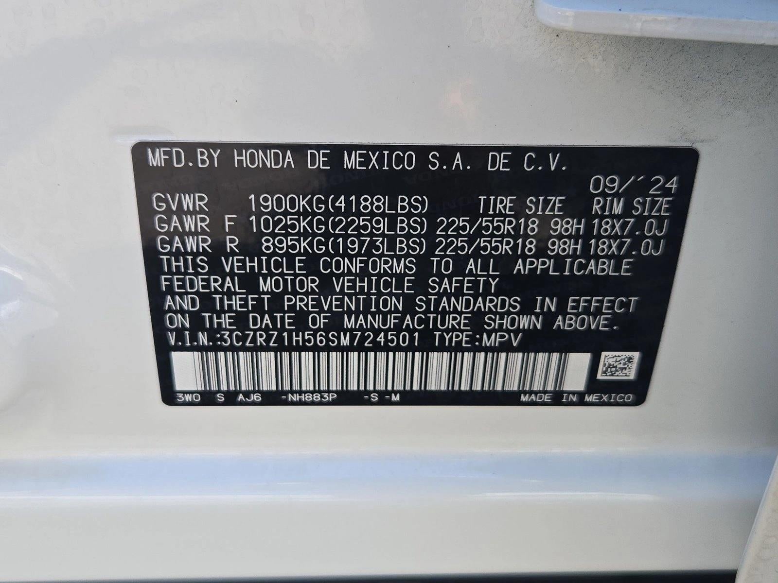 2025 Honda HR-V Sport 2WD CVT