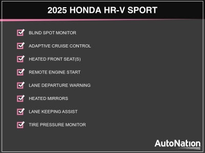 2025 Honda HR-V Sport 2WD CVT