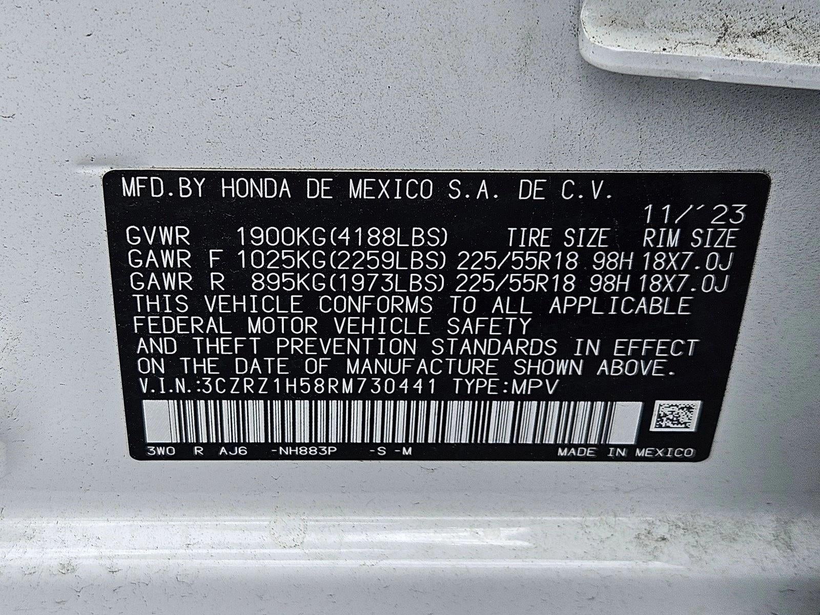 2024 Honda HR-V Sport 2WD CVT