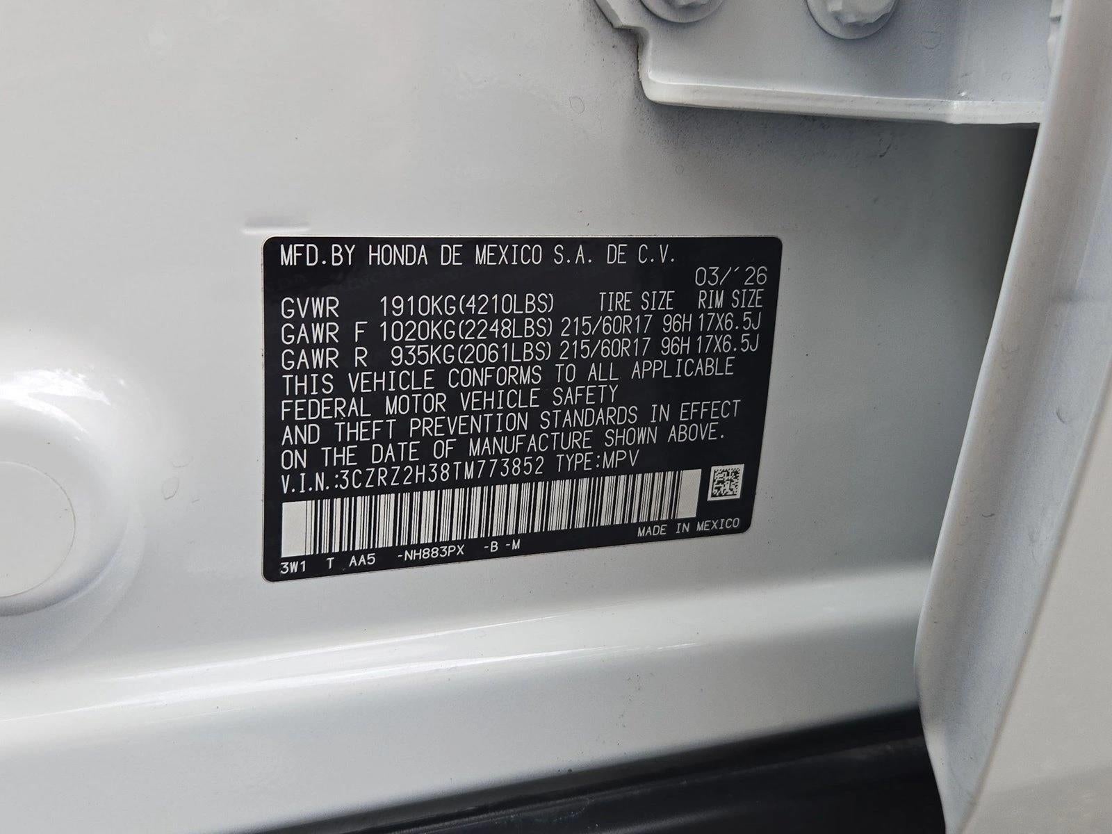 2026 Honda HR-V LX AWD CVT