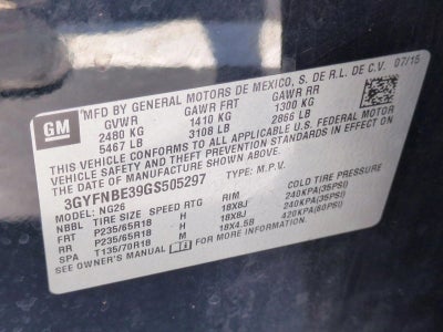 2016 Cadillac SRX FWD 4dr Luxury Collection