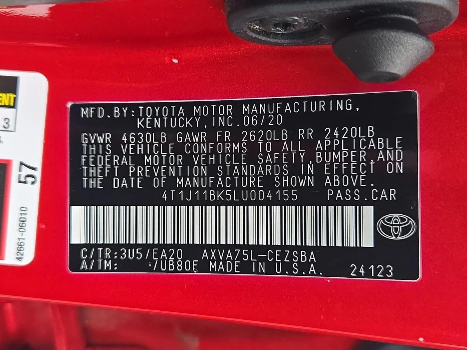 2020 Toyota Camry SE Auto AWD (Natl)