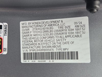 2024 Honda Odyssey EX-L Auto