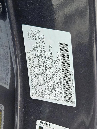 2026 Honda Odyssey EX-L Auto