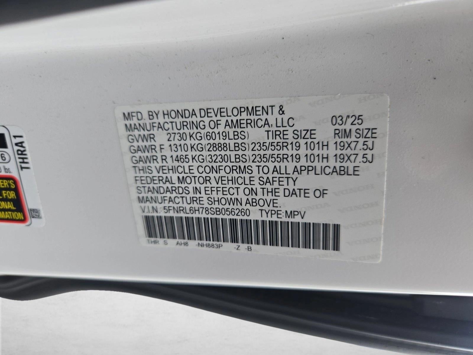 2025 Honda Odyssey Sport-L Auto