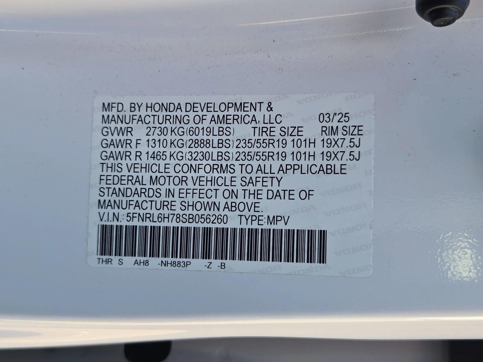 2025 Honda Odyssey Sport-L Auto