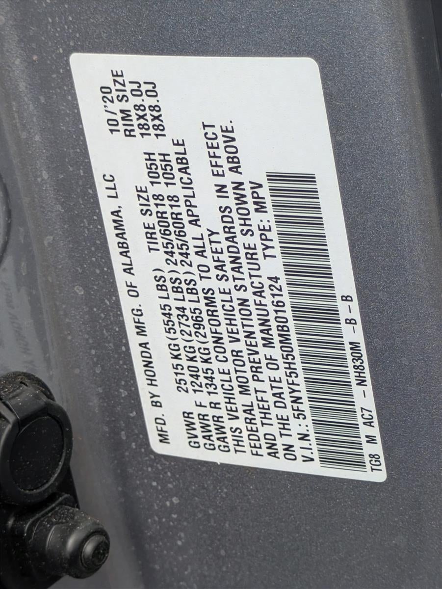 2021 Honda Pilot EX-L 2WD