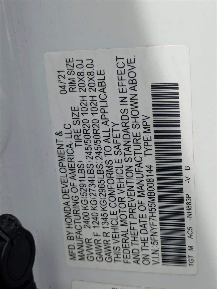 2021 Honda Passport EX-L FWD