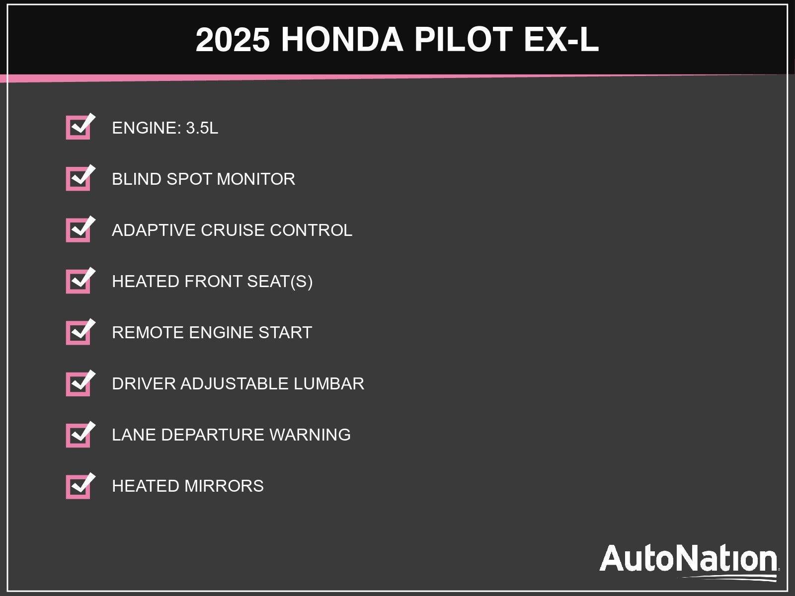 2025 Honda Pilot EX-L 2WD