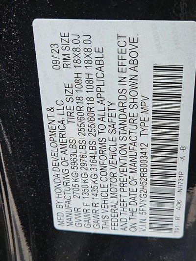 2024 Honda Pilot EX-L 7 Passenger 2WD