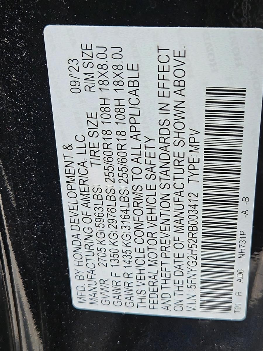 2024 Honda Pilot EX-L 7 Passenger 2WD