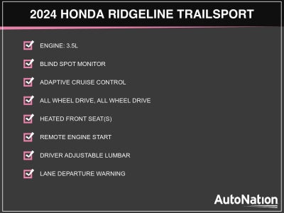 2024 Honda Ridgeline TrailSport AWD