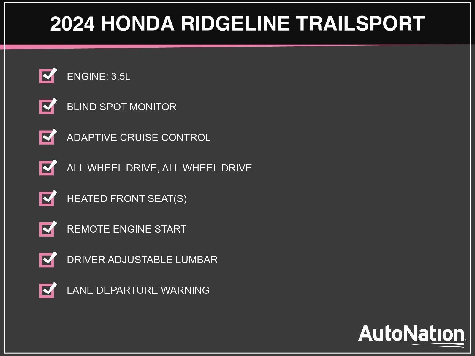 2024 Honda Ridgeline TrailSport AWD