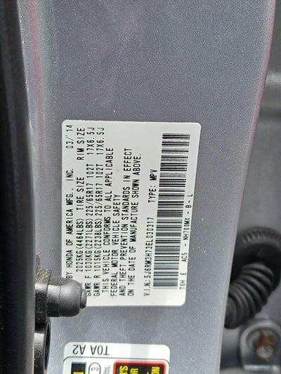 2014 Honda CR-V EX-L 2WD