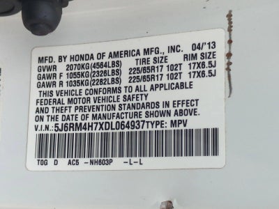 2013 Honda CR-V EX-L AWD