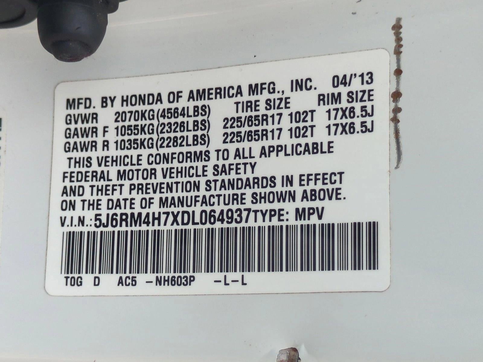 2013 Honda CR-V EX-L AWD