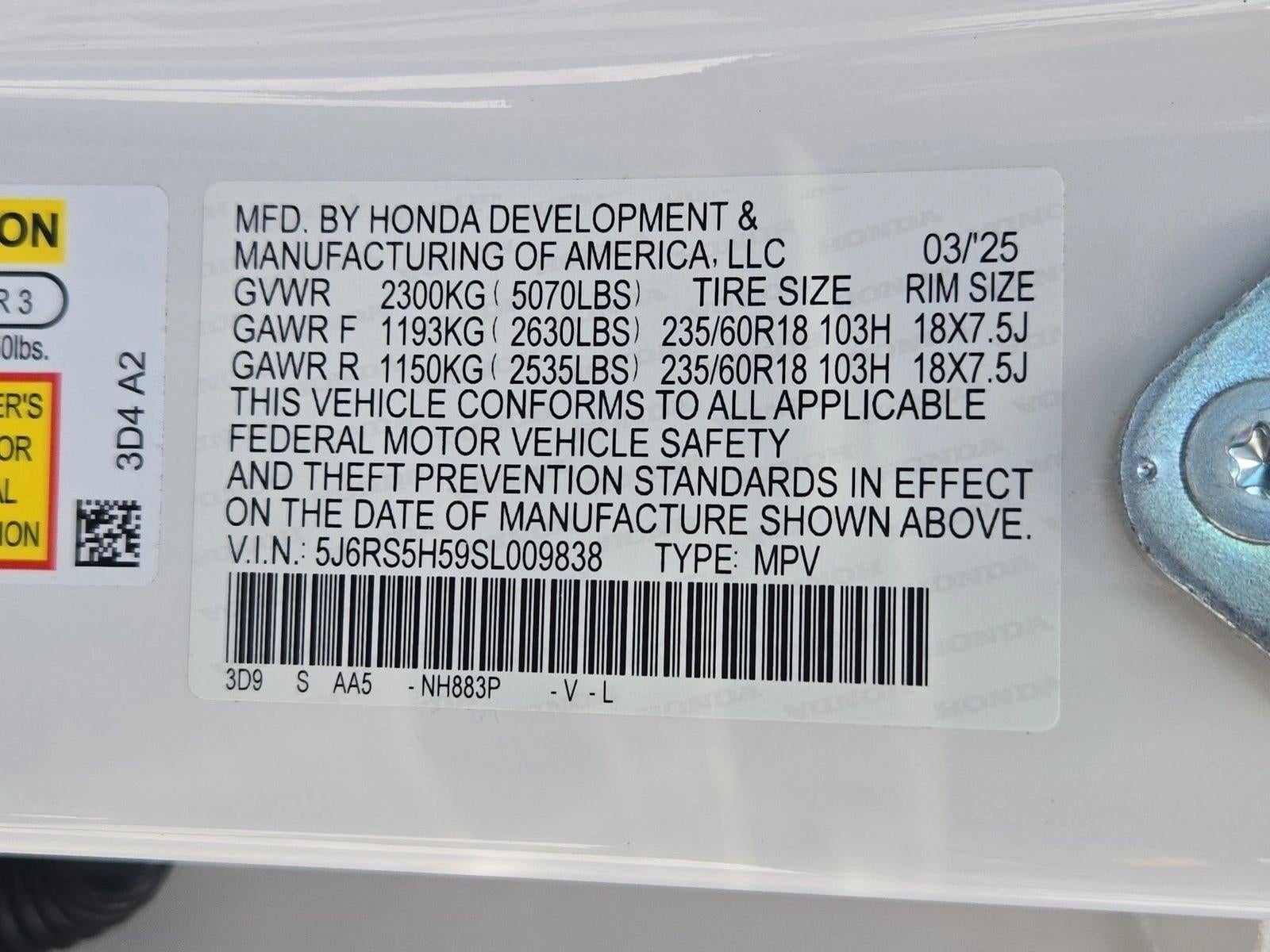 2025 Honda CR-V Hybrid Sport FWD