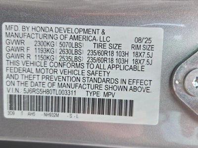2026 Honda CR-V Hybrid Sport-L FWD