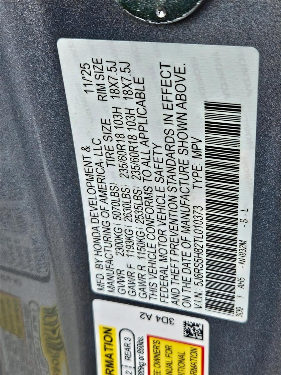 2026 Honda CR-V Hybrid Sport-L FWD