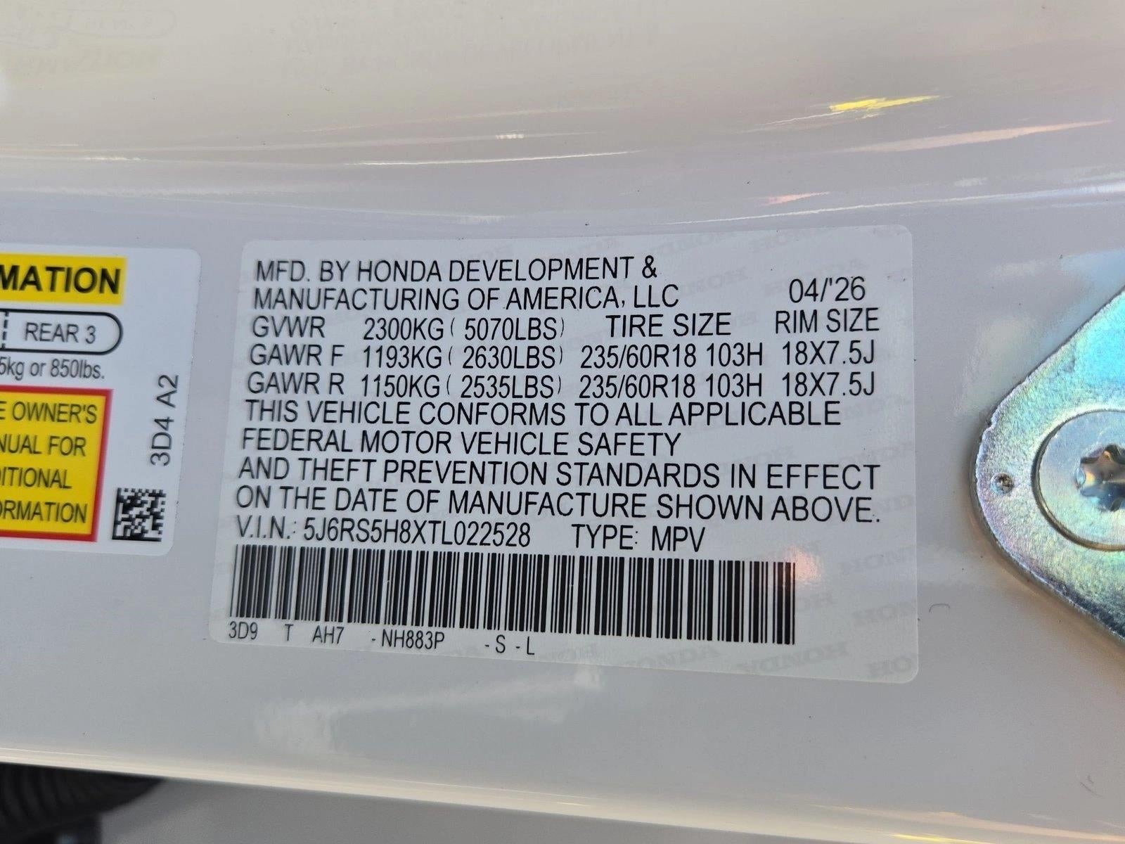 2026 Honda CR-V Hybrid Sport-L FWD