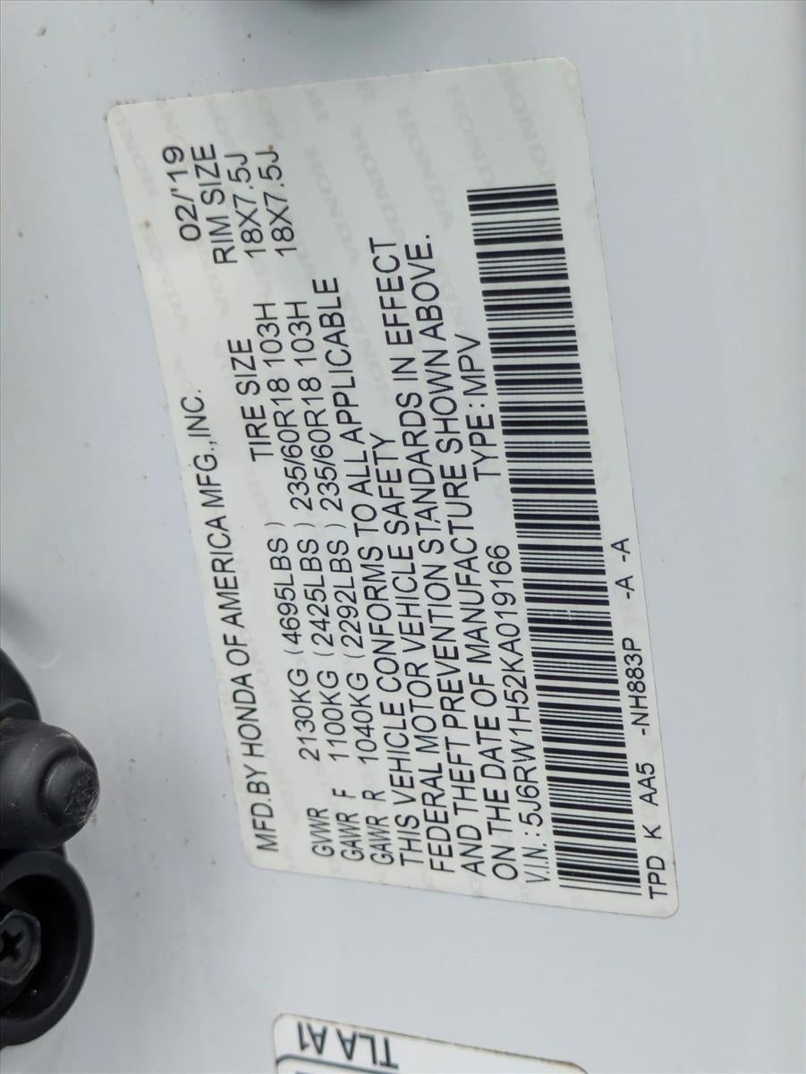 2019 Honda CR-V EX 2WD