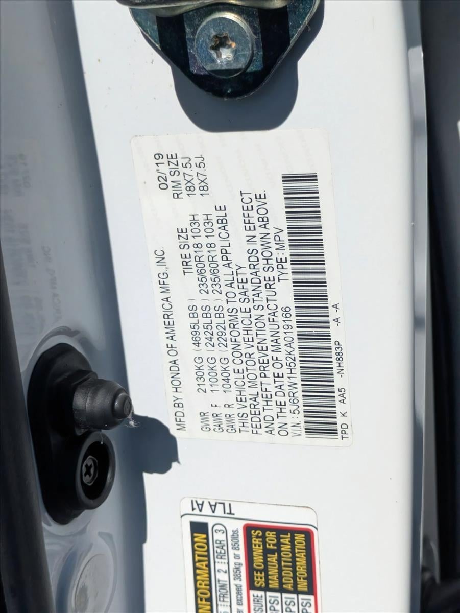 2019 Honda CR-V EX 2WD
