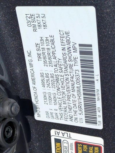 2021 Honda CR-V EX 2WD