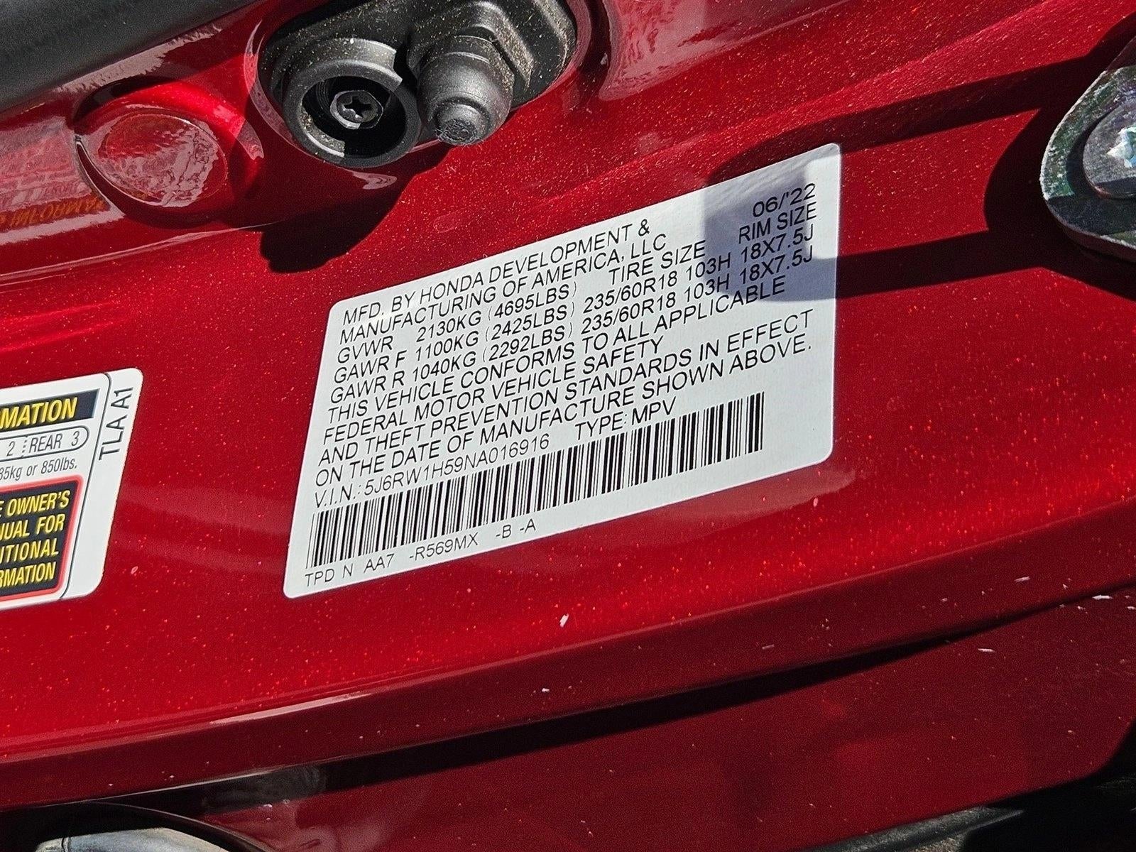 2022 Honda CR-V EX 2WD