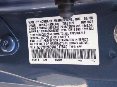 2008 Honda Element 4WD 5-Door AT LX