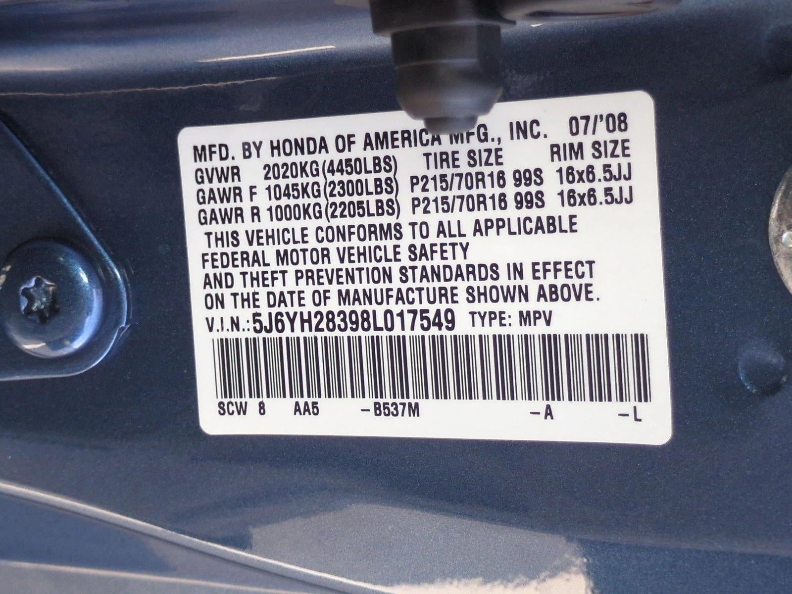2008 Honda Element 4WD 5-Door AT LX