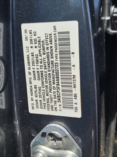2010 Honda Accord Sedan EX-L V6 Automatic