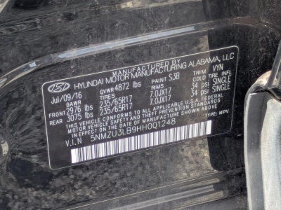2017 Hyundai Santa Fe Sport 2.4L Auto