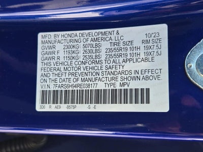 2024 Honda CR-V Hybrid Sport Touring AWD