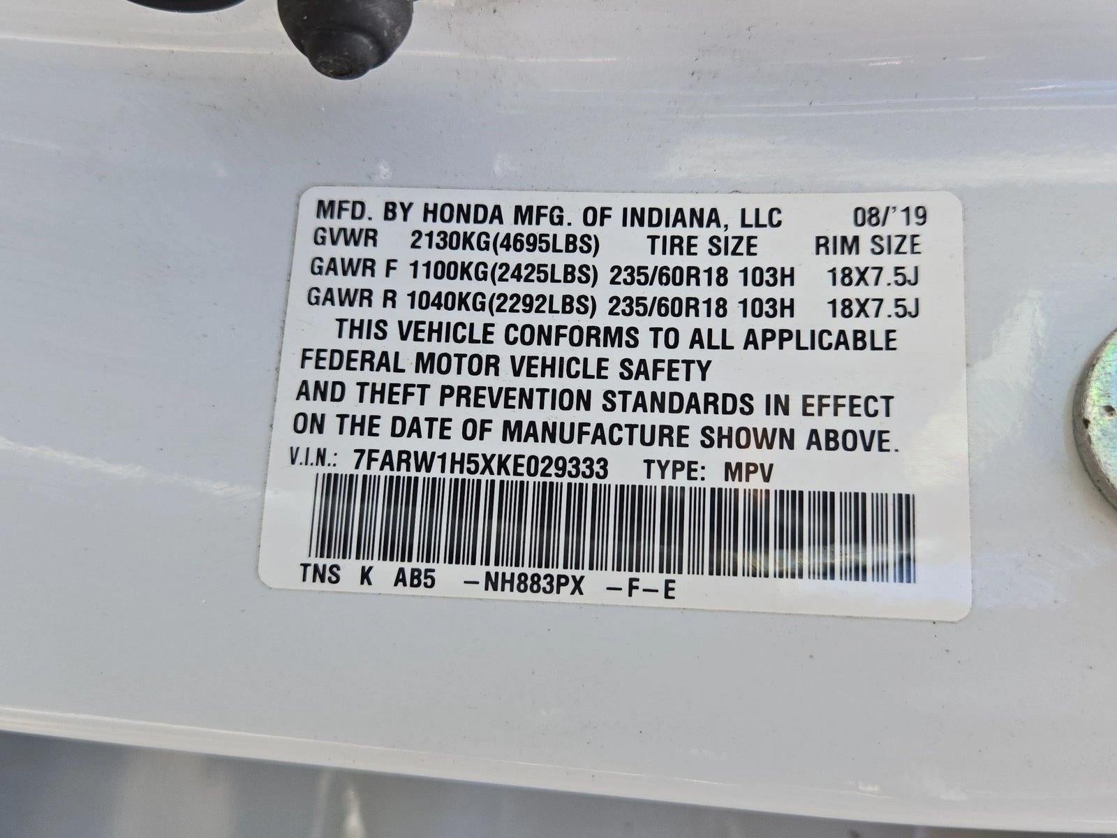 2019 Honda CR-V EX 2WD